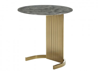 Side table modern design furniture marble luxury gold creative living room table